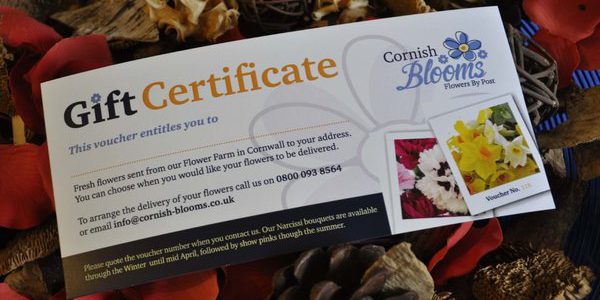 Flower gift vouchers