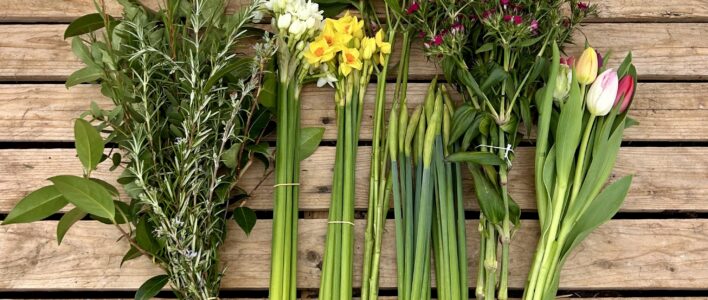 DIY Flower arranging box from March